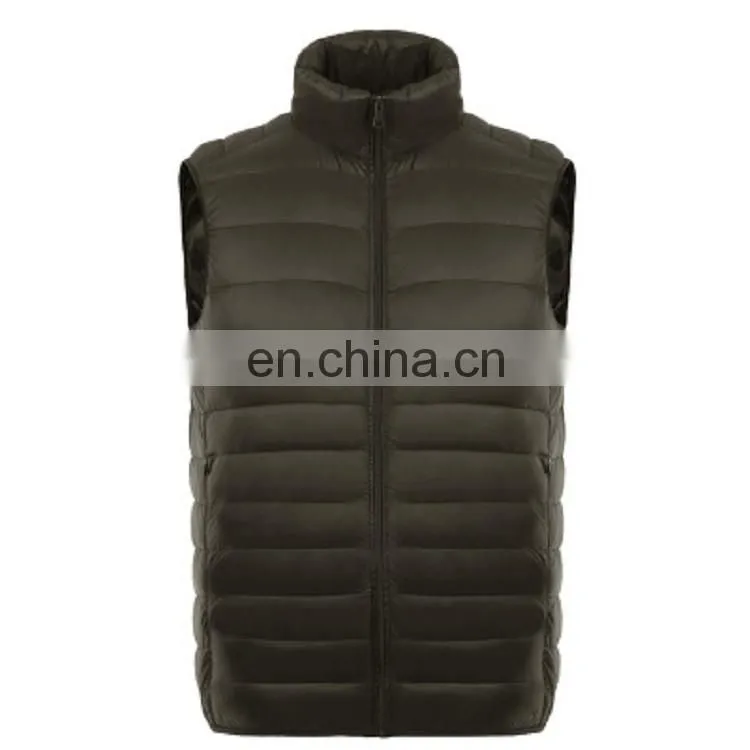 Packable Ultralight Sleeveless Coats Men Winter Feather Down Vest jacket