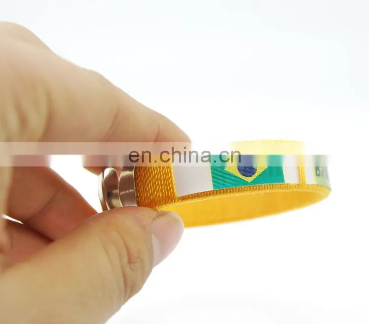 2014 world cup fans bracelet with 3D logo