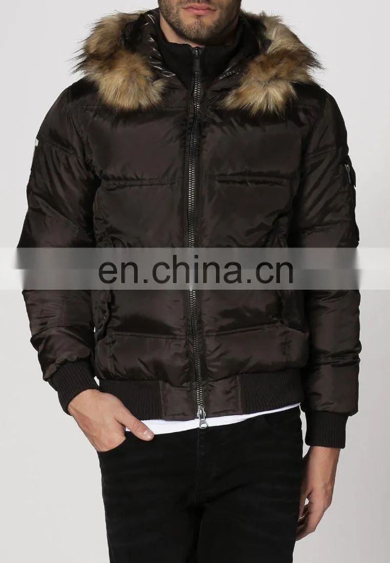 soft artificial down jacket for men