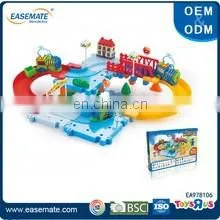 Intelligence battery operated train track set for kids