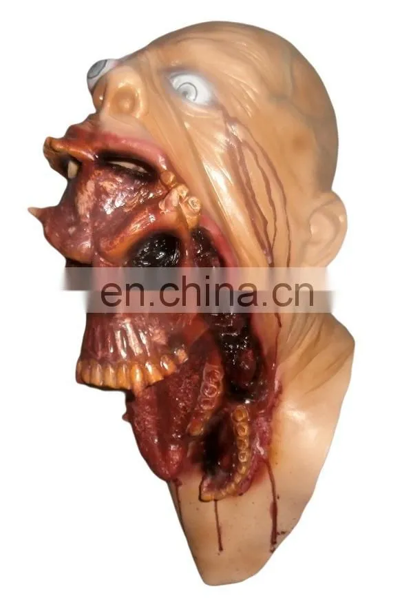 New Wholesale Bone Skeleton Skull Decoration Latex Zombie Halloween Props