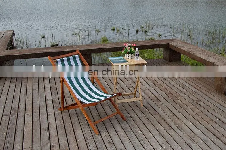 Wooden frame beach chair,fishing chair,wholesale deck chairs