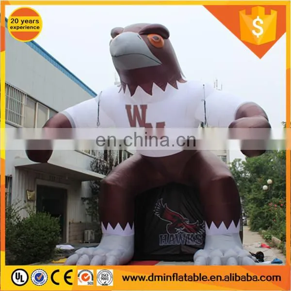 Inflatable Hawk Sports Tunnel Tent for Outdoors Promotion