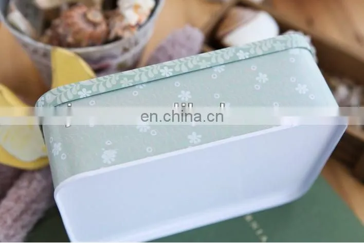 rectangular spice metal box