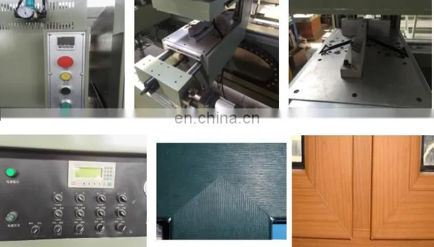 upvc double head seamless automatic welding machine for window and door