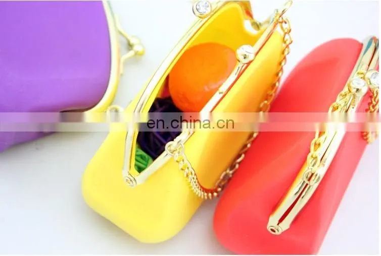 Elegant Ladies Clutch Handbag Purse Gold with Diamond Brand Women Tote Wallets