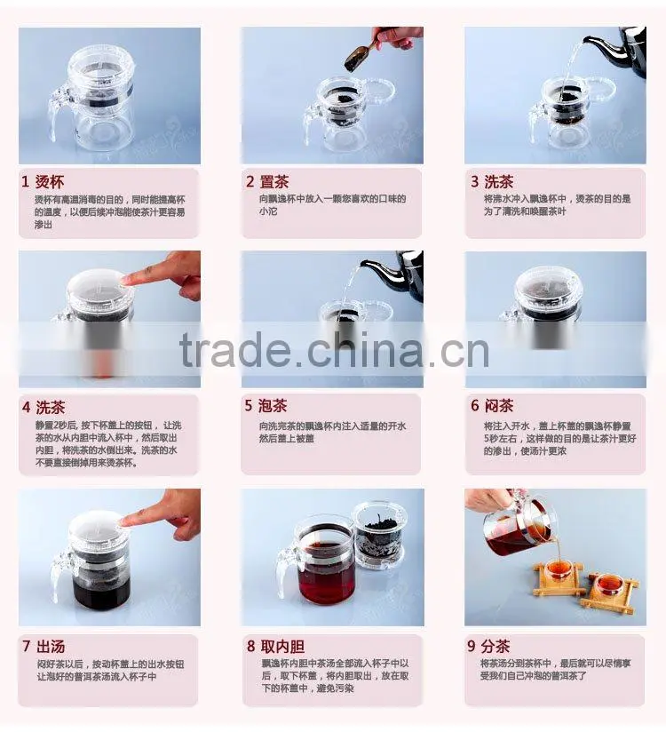 Pu 'er TuoCha, mini puer tuocha, Fermented puer tea per bag, mixed puer tea