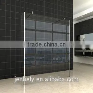6/8/10mm Luxurious and Length Tempered Glass Shower Screen