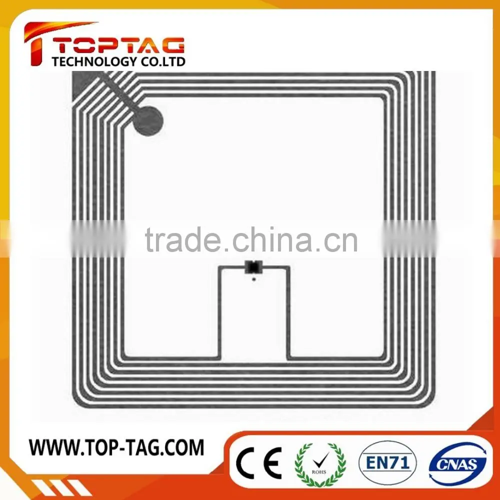 13.56MHZ Ultralight C chip inlay plastic inlay nfc wet inlay