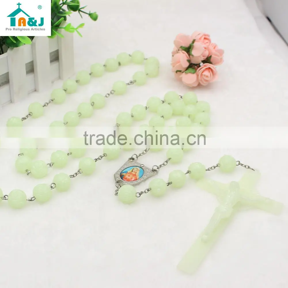 Alibaba Trade Assurance Supplier acrylic luminated rosary for wholesales