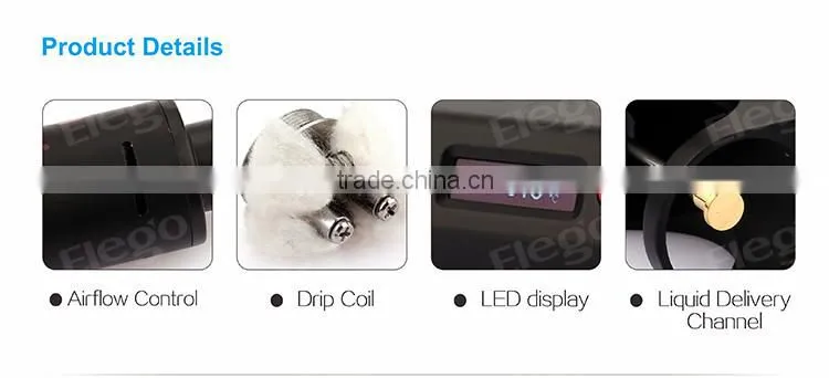 Elego Top Selling Original Kangertech Dripbox 160w box mod with Notch Coil 7ml Atomizer Capacity