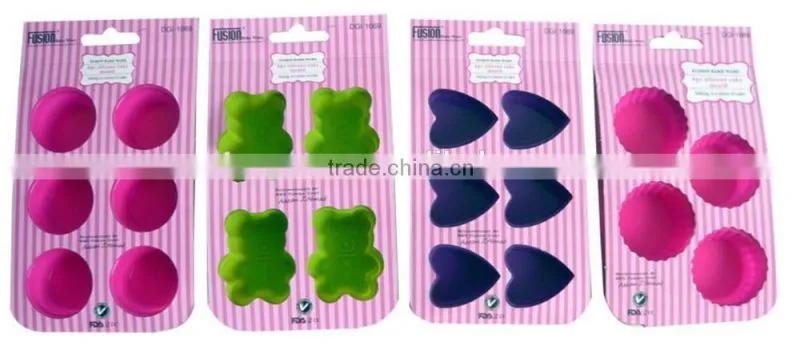 food grade funny shape silicone cake mould