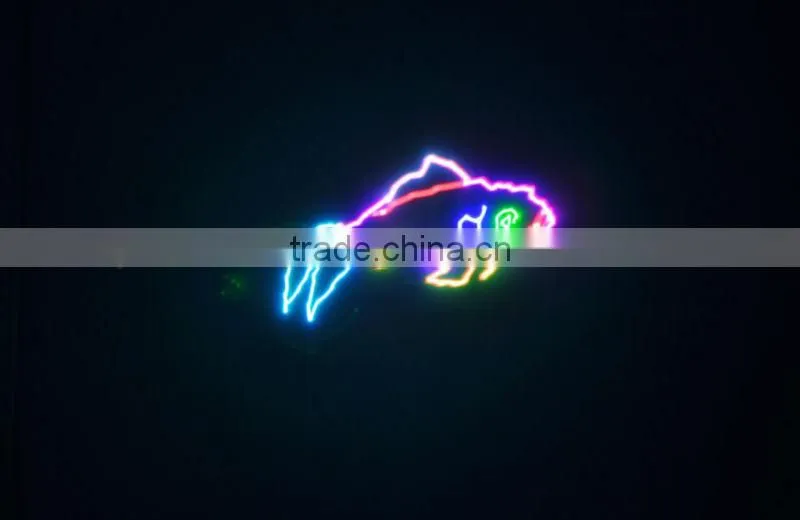 1W RGB Animation Laser Light Led Cartoon Light DJ Stage Lighting High Power Laser Light