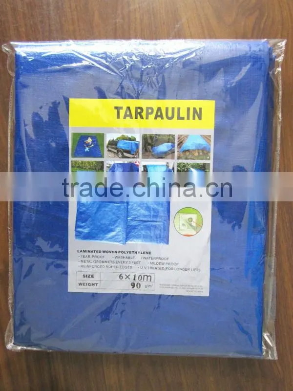 PE tarpaulin,tent material, waterproof outdoor plastic cover, blue poly tarp, hdpe fabric