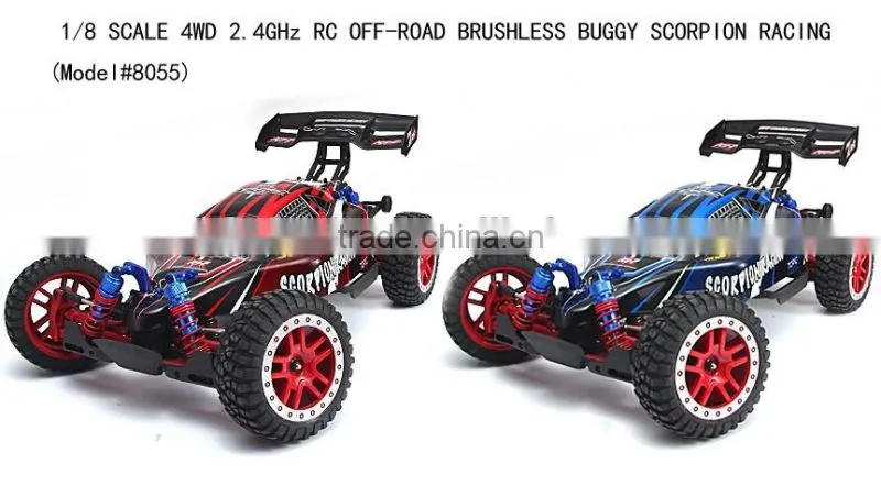 Brushless motor car high speed 1/8 scale 4wd rc drift big Brushless rc car Remote controlled Truck