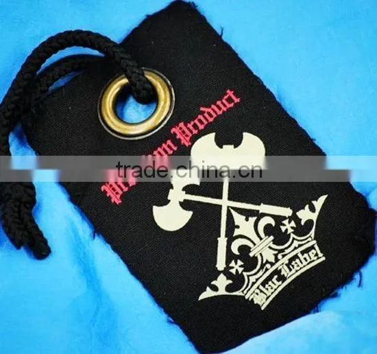 Good quality canvas hang tag