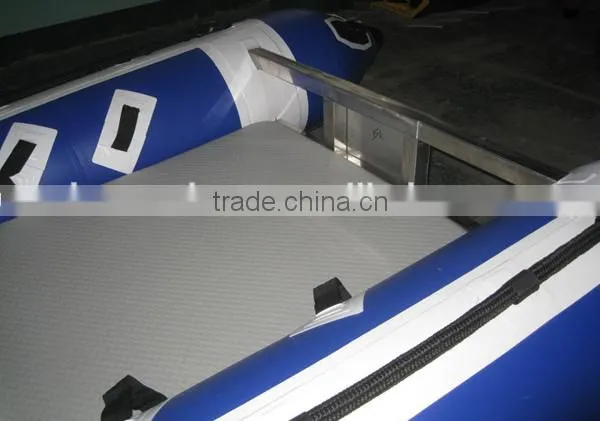 5 person aluminum floor stainless steel transom inflatable catamaran sports boats