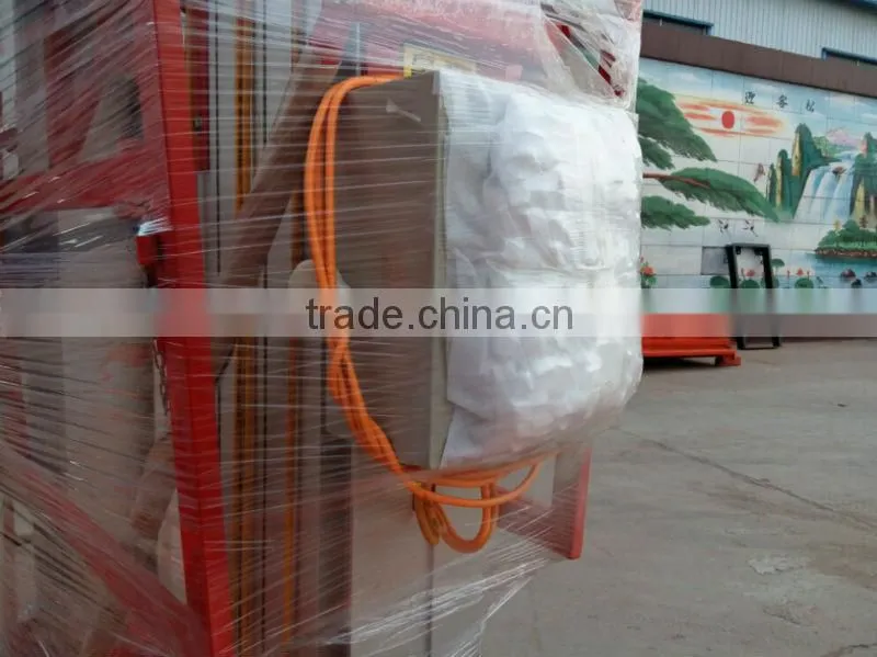 12m mobile hydraulic two mast telescopic aluminium electric lift/ electric ladder