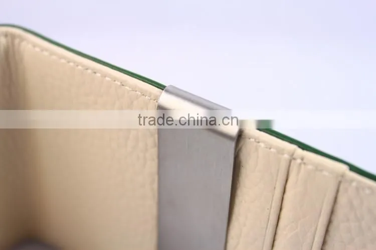 Factory price!Best selling classic leather money clip wallet