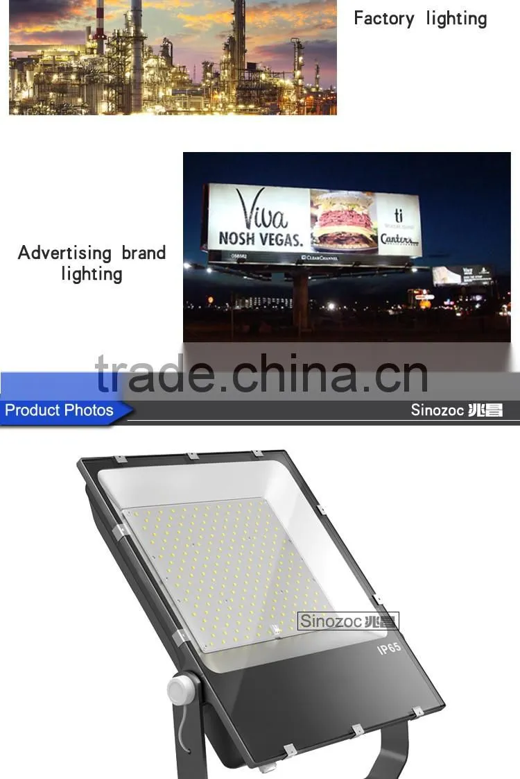 Sinozoc 2016 new hot sale led flood light 30w 50w 100w 150w 200w led flood light