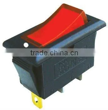 Lighted kcd2 t85 long shape rocker wireless ac power switch