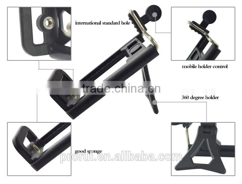 Universal Mobile Phone Holder Cable Clip, Camera Clip Bracket, Cell Phone Holder