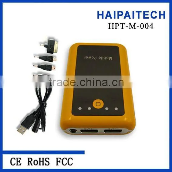 sun up battery 18650 mobile charger with led light for phone/pad/netbook