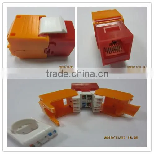 China CAT6A UTP rj45 Keystone Jack
