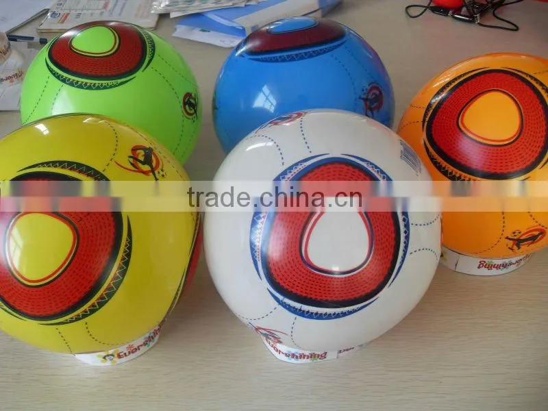 2015 newest two color printed pvc ball