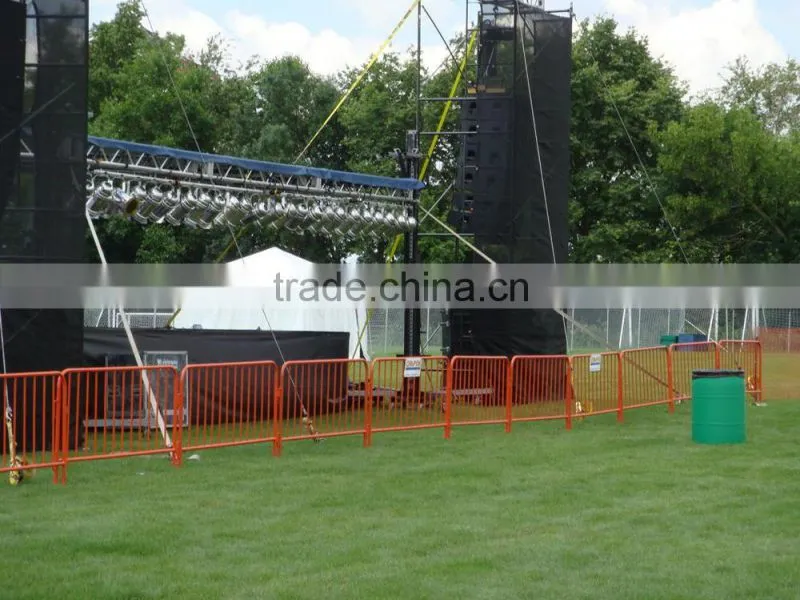 Ultra Play Ultrasite 42-in x 8-ft Galvanized Steel Portable Crowd Control Barrier