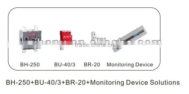 8 ways DC Combiner box with SPD for photovoltaic system