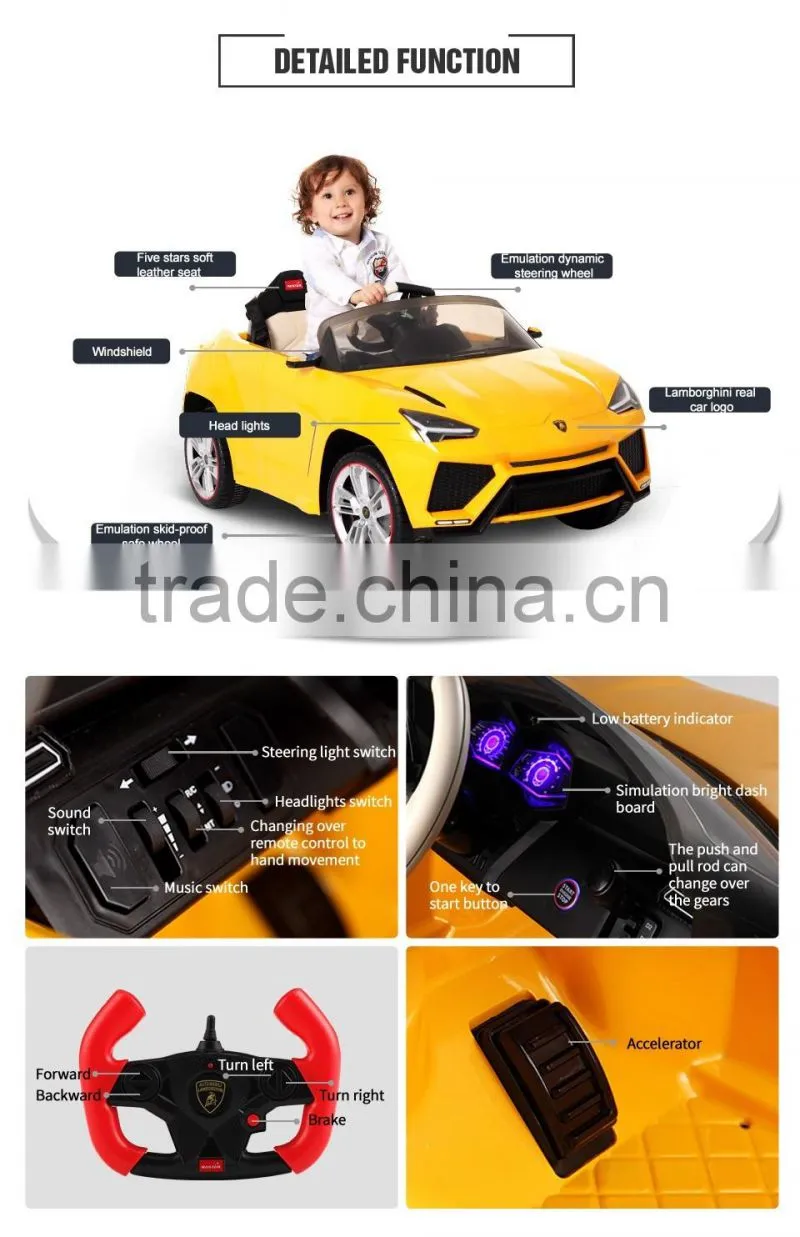 Rastar shopping toy official licensed Urus remote control kid toy baby car
