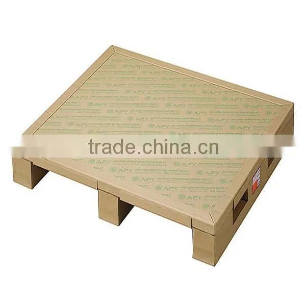 Euro size wrapped paper edge protectors around paper pallet rack load capacity