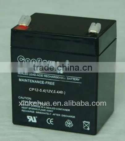 Sealed Lead acid battery/ UPS battery/Solar Battery/12V5.4AH Recharge Battery