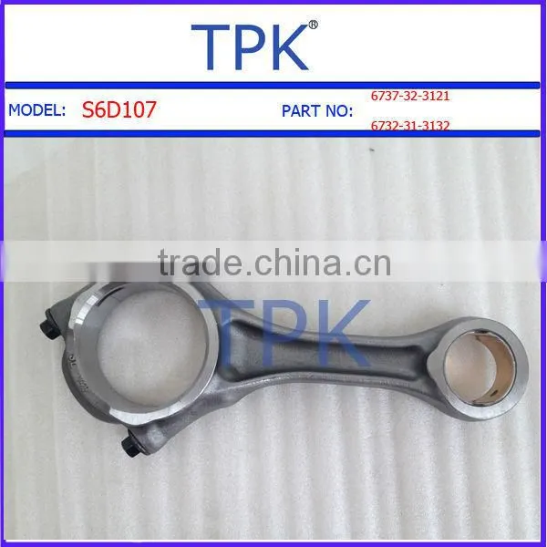 Komatsu S6D107, SA6D107,SAA6D107 connecting, con rod, bush, bolt, 6737-32-3121