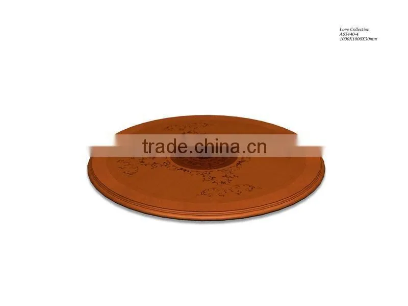 European Classic Style Solid Wood Dining Table Round Table For 8 People