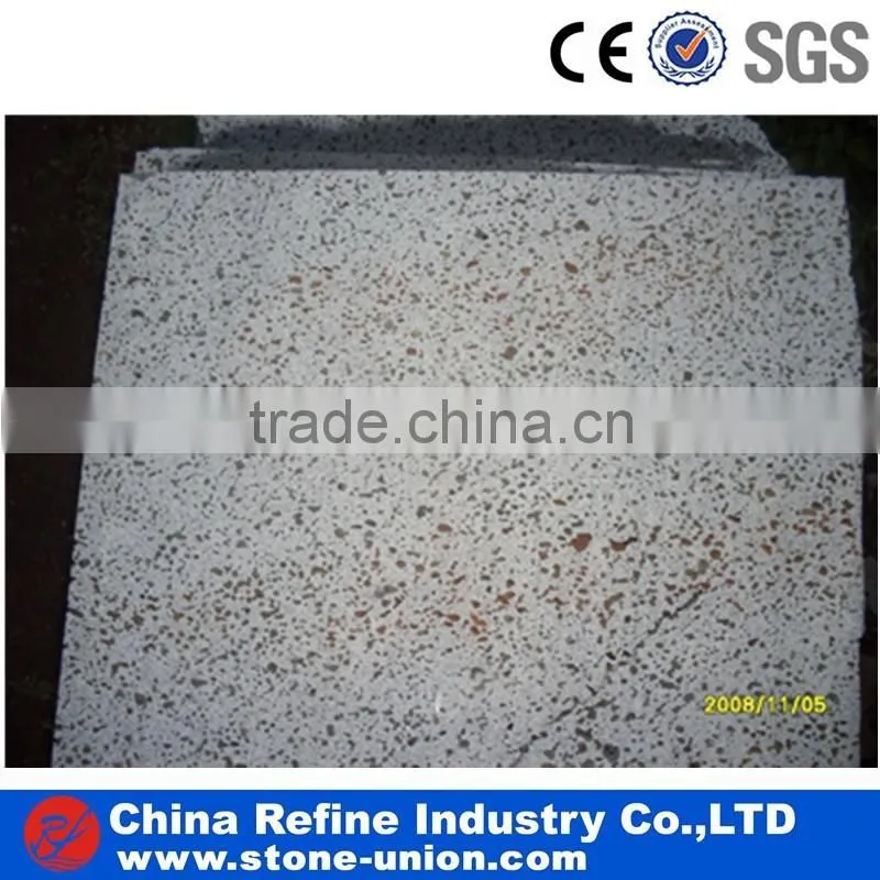 Honed hainan grey basalt outdoor flooring tiles