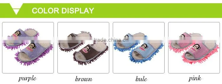 custom logo super absorbent waterproof chenille slipper
