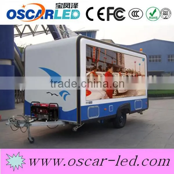 Factory direct supply flexible led display truck mobile advertising led display truck led display