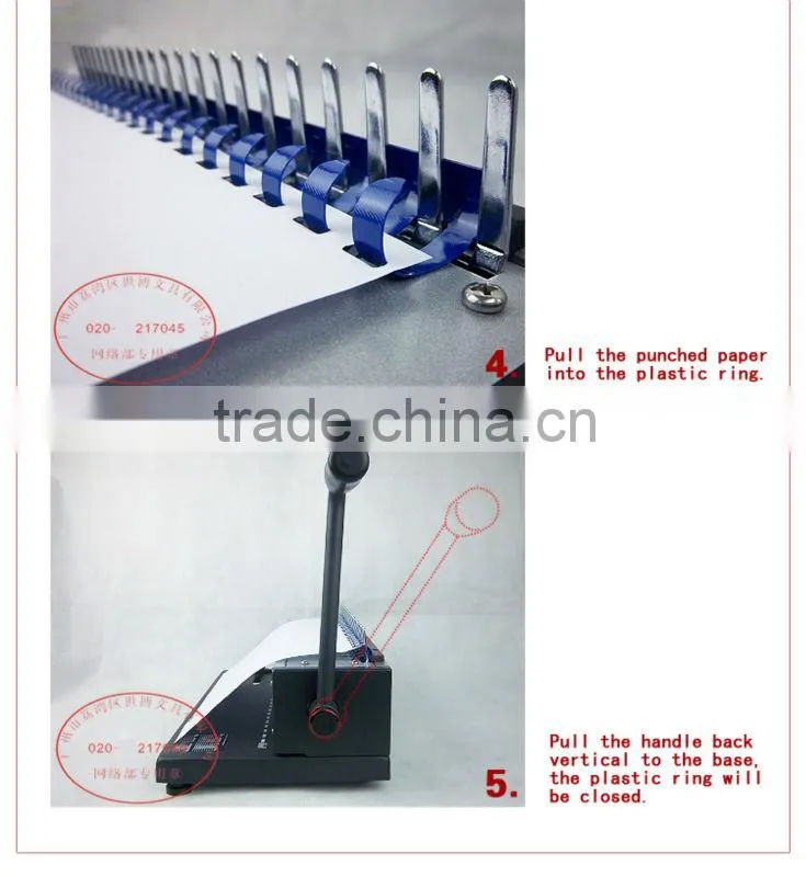Office equipment comb binder