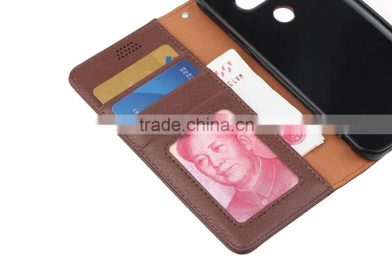 MMT Litchi Grain wallet leather flip case for LG G5 photo frame holder leather case with card slot for LG G5