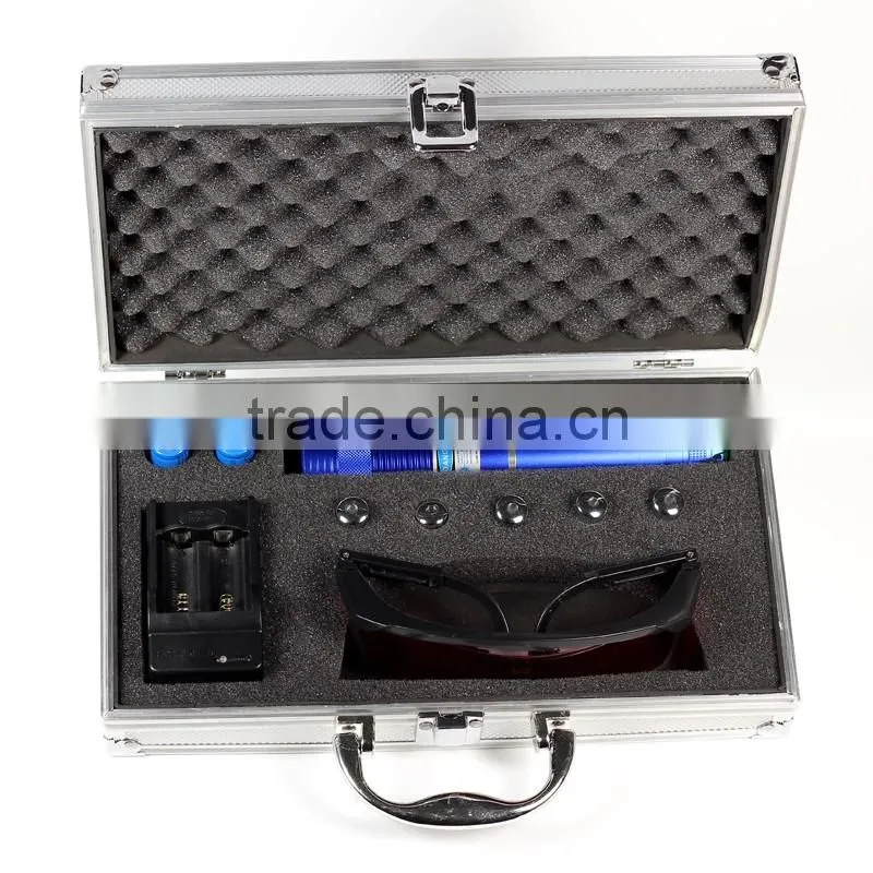 high power laser pointers with 5 heads, 5 body color available, custom laser pointer heads will be accepted