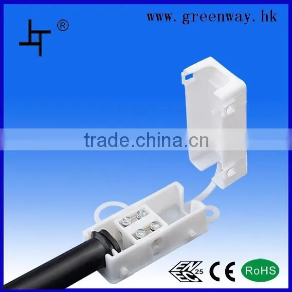 Europe design Electrical connector junction Box with 2 way terminal