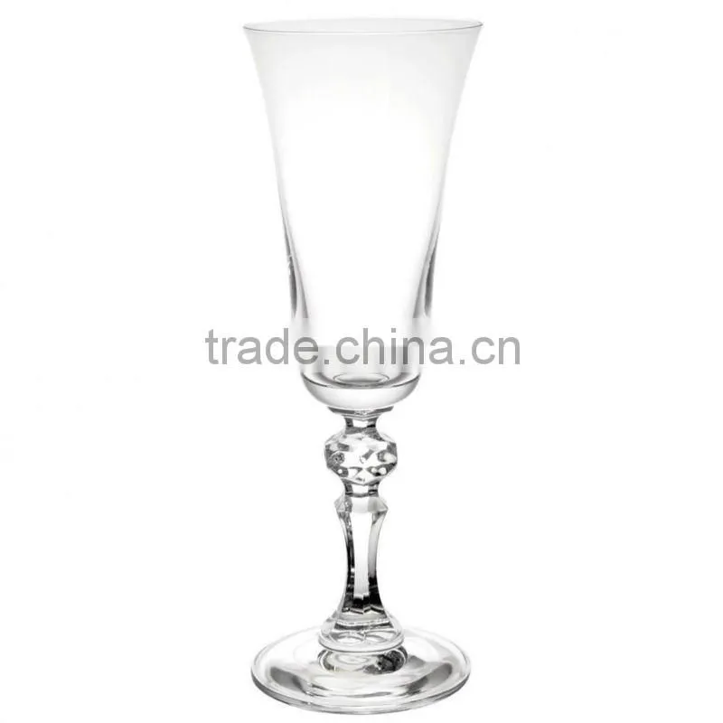 Margot clear champagne flute glass