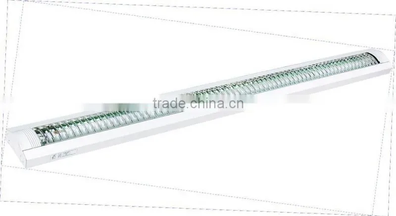 waterproof and dustproof grid cover and metal base 40W inductance grid reflecting ceiling lamp