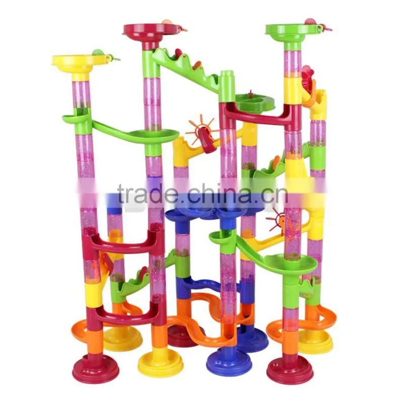 Deluxe Marble Race Marble Run Play Set Game 105 Pcs Kids Toys Promotes Dexterity