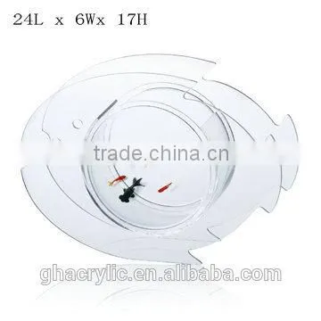 GH-RZ389 Strict request design Fashionable Excellent Customized Colorful Acrylic Fishbowl