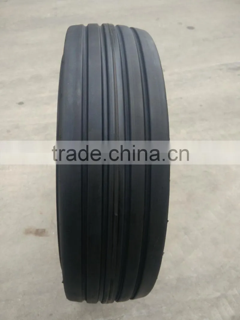 high quality baggage cargo solid tyres 4.00-8 on rims for airport
