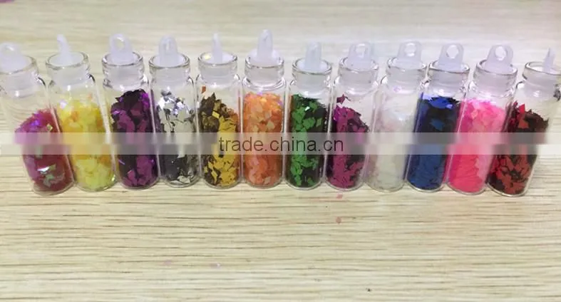 Professional nail art Kit rhombus Flakes Blingbling decoration nails charm