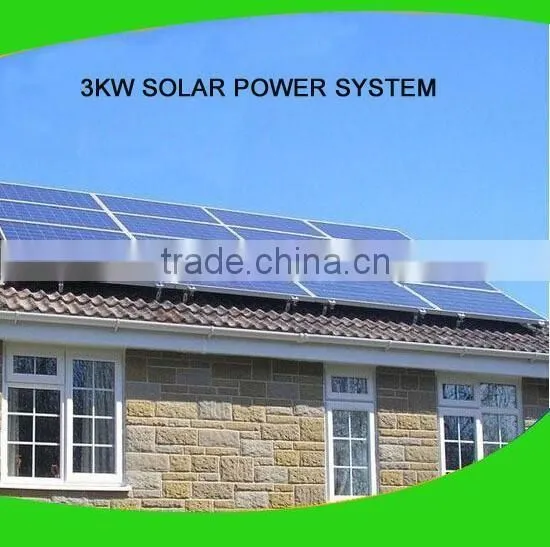 High Efficiency and Good Quality 3KW Solar Power off-grid System For Agricultural use, for home use